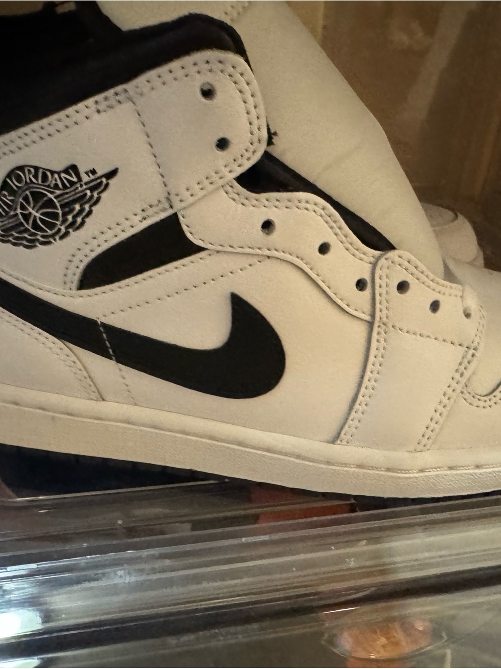 Authentic Jordan Men’s High-Top Sneakers - White & Black